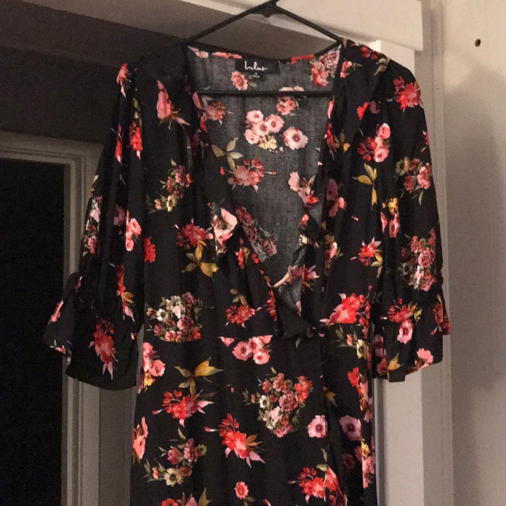 Lulus Midi Flower Dress